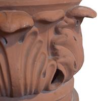 A Terra Cotta Chimney Pot 15" W x 15" D x 48" H — France, 19th Century