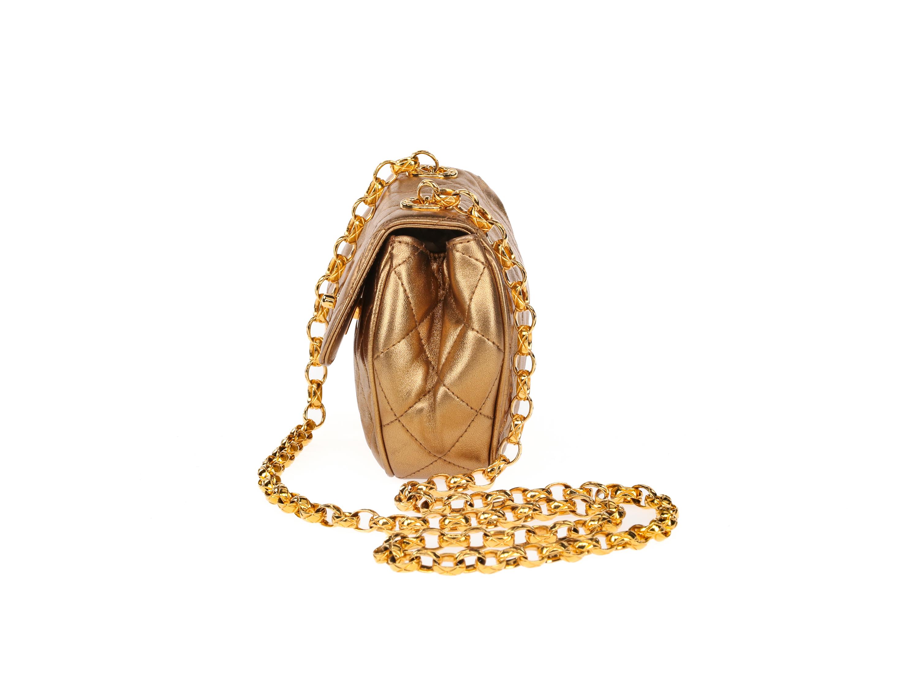 Chanel Mini Flap Bag in Quilted Leather, 1991-94
