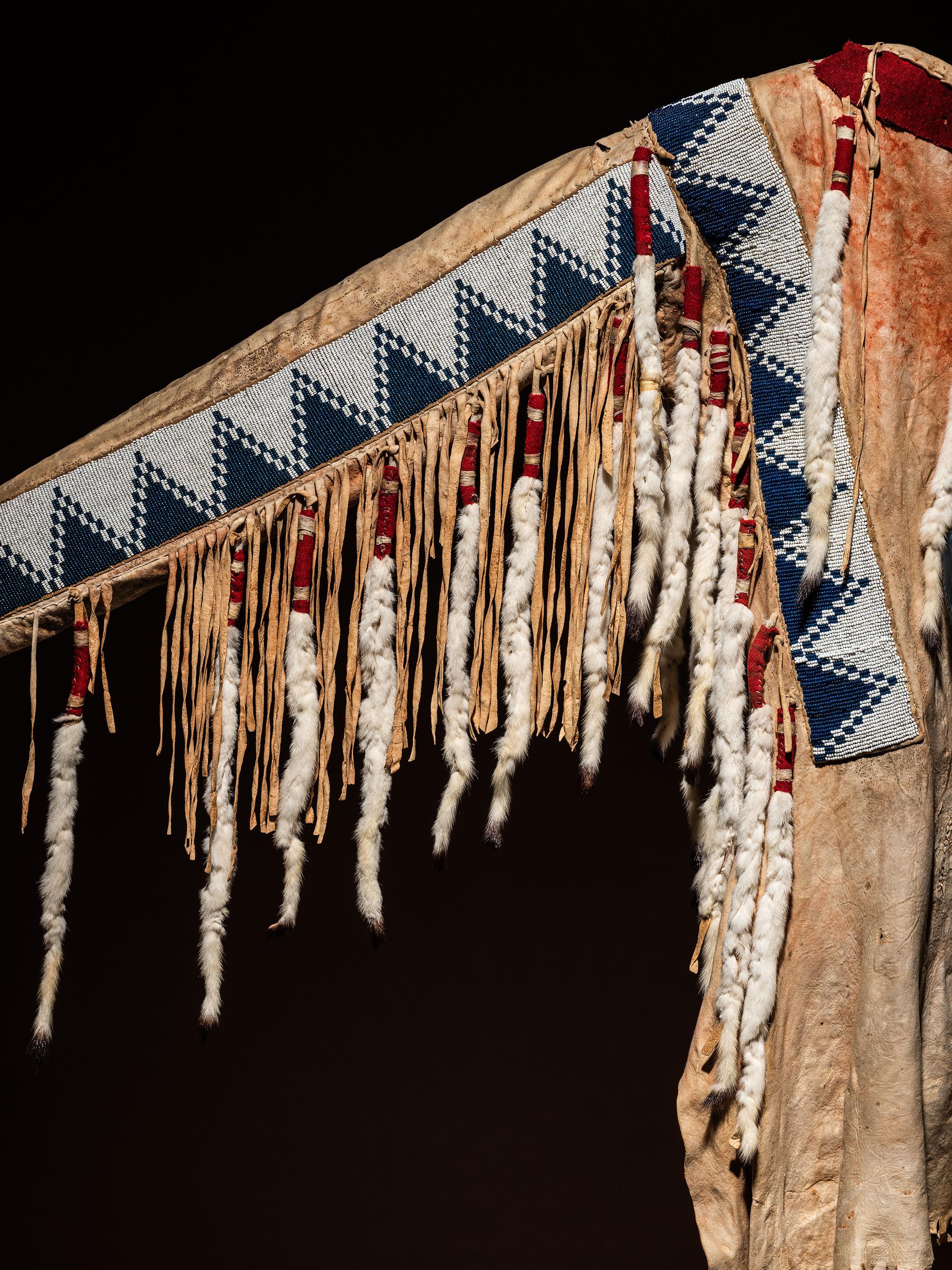 Blackfeet Beaded Hide Shirt