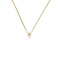 Diamond and Yellow Gold Necklace