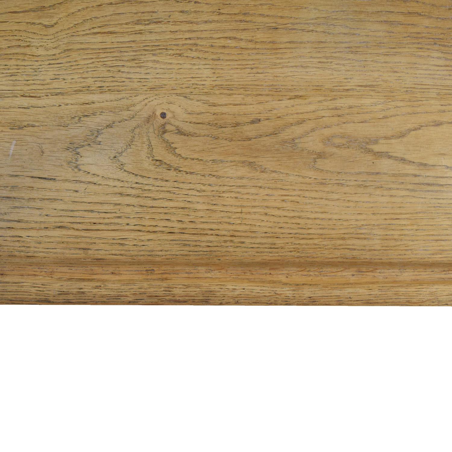 A Mid-Century Trestle Table/Desk 75" W x 35 "D x 28 "H — France, Mid-20th Century