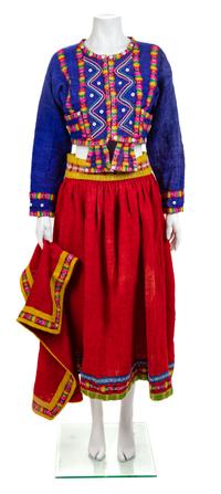 Five-Piece Andean Folk Costume, 1930-60s
