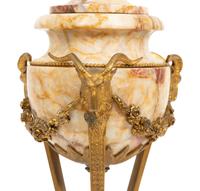 An Empire Style Gilt Bronze Mounted Marble Urn-form Table Lamp