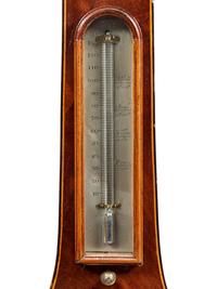A Regency Brass Mounted Mahogany Banjo Barometer by John Schalfino