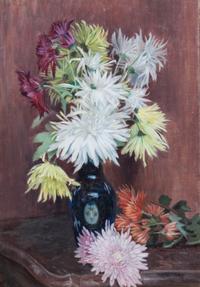 Charles Joseph Roussel, (French, 1882-1961), Flowers