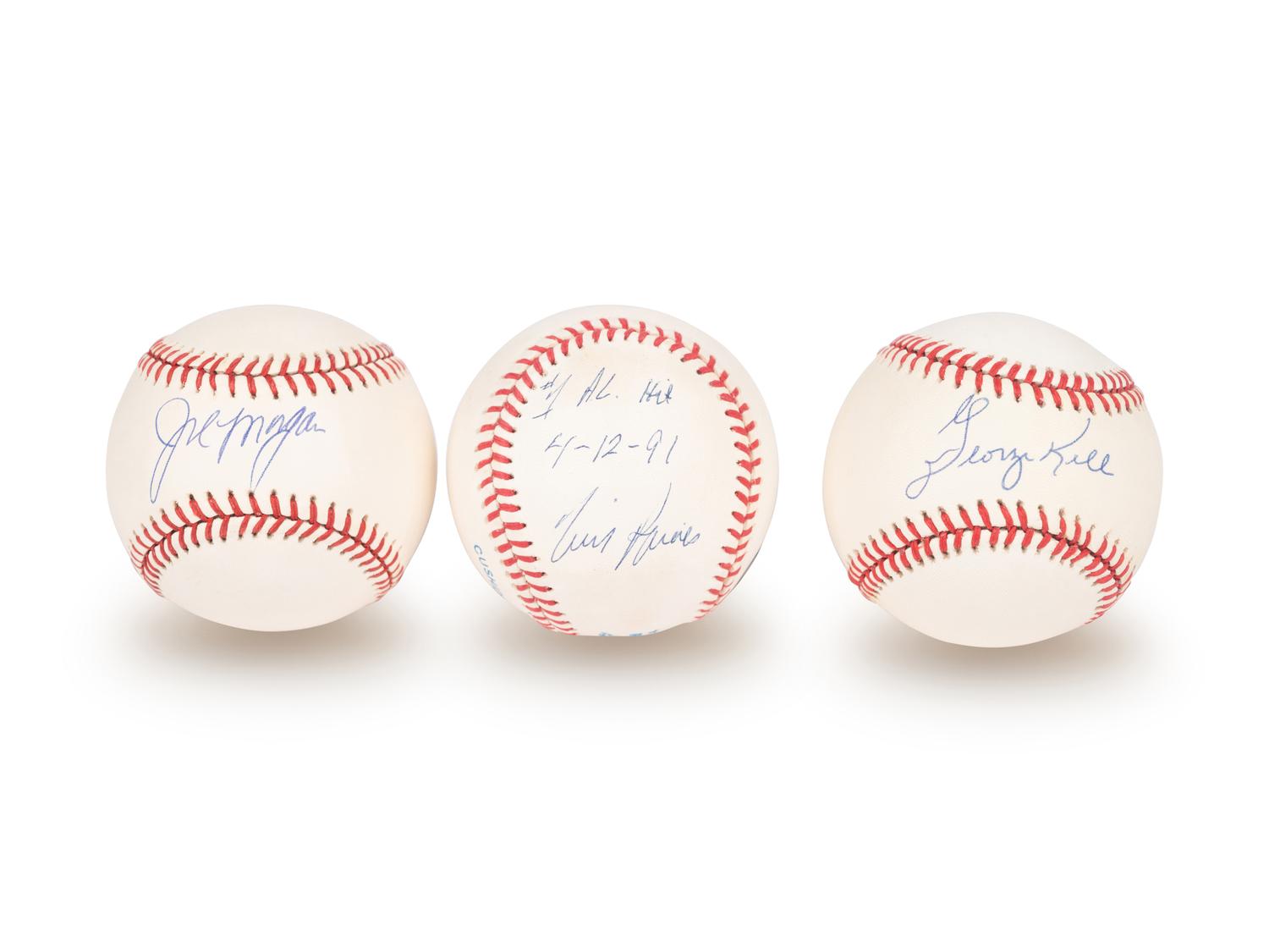 A Group of 15 Hall of Fame Signed Autograph Baseballs (Beckett Authentication Services BAS Certified),