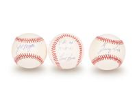 A Group of 15 Hall of Fame Signed Autograph Baseballs (Beckett Authentication Services BAS Certified),