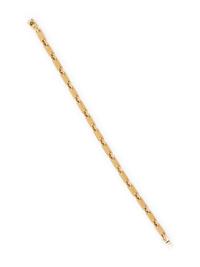 CARTIER, YELLOW GOLD 'FIDELITY' BRACELET
