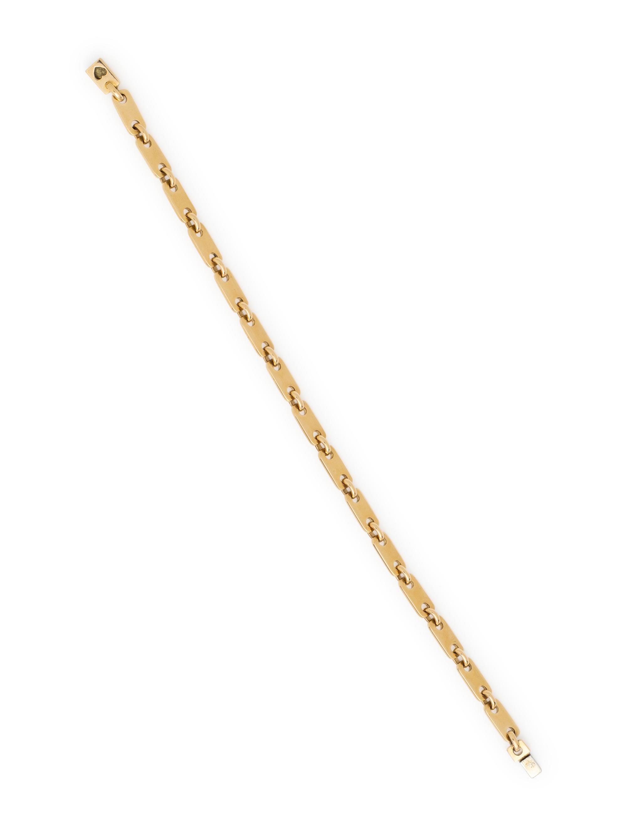 CARTIER, YELLOW GOLD 'FIDELITY' BRACELET