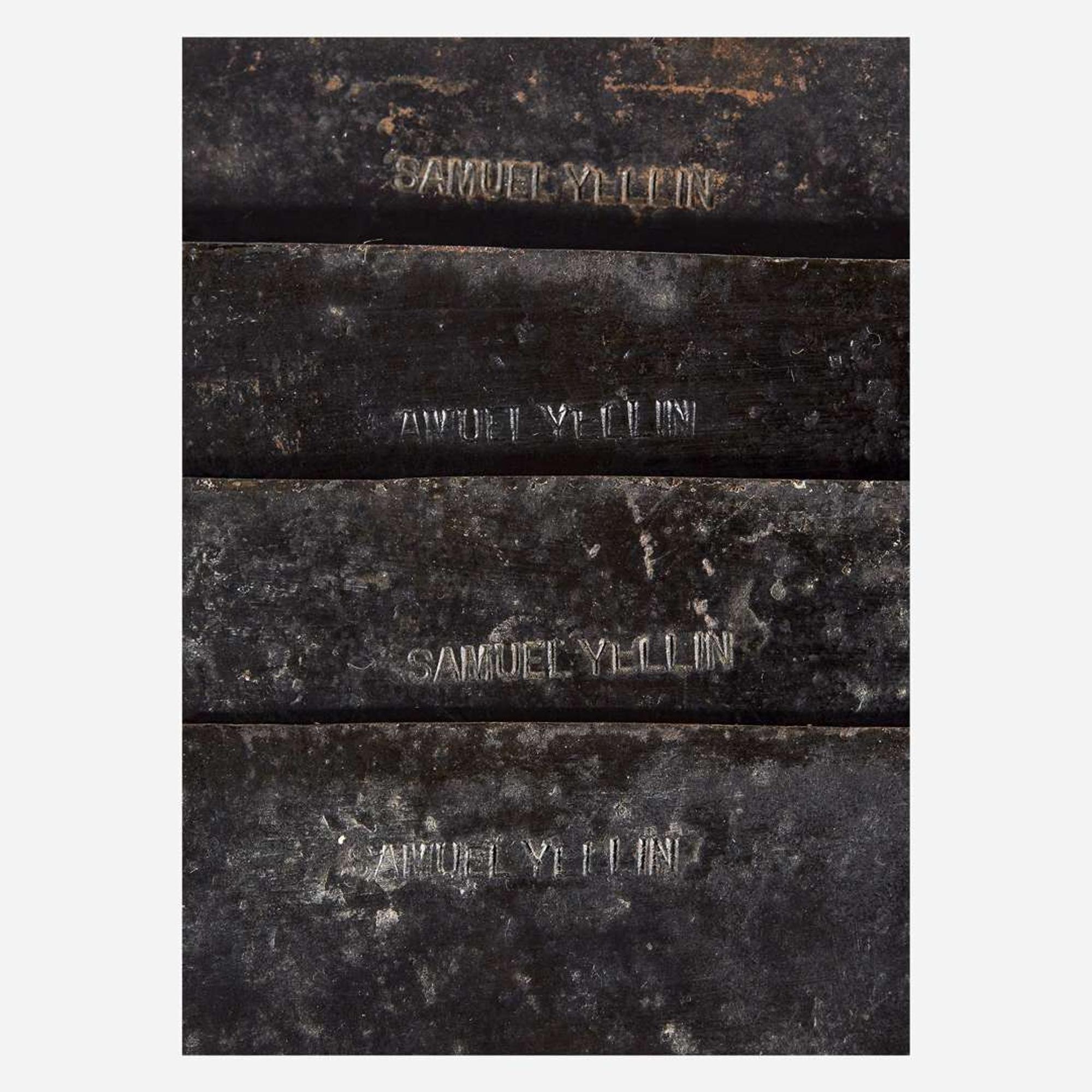 Samuel Yellin (American, 1884-1940) Set of Four Door Push Plates, Philadelphia, Pennsylvania, circa 1925