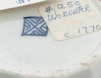A Group of Eight Worcester Porcelain Articles