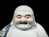Two Chinese Famille Rose Porcelain Figures