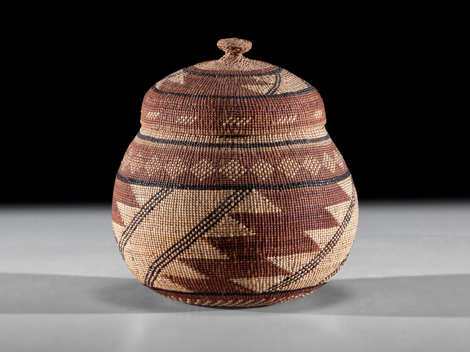 Northern California Lidded Basket