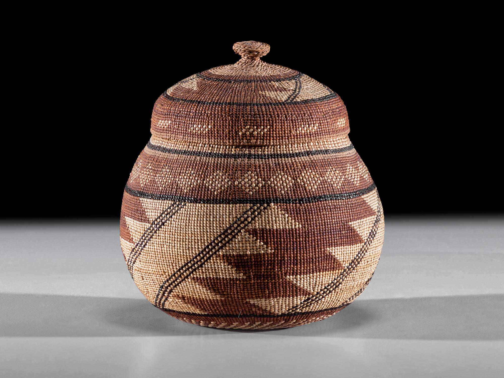 Northern California Lidded Basket
