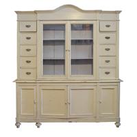 A Painted Multi-Drawer Cabinet 87" W x 14" D x 101" H — Italy, Early 20th Century