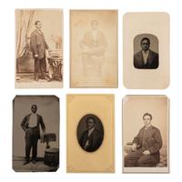 [African Americana] Group of Six Photographs of African American Men