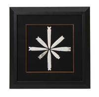 Six Framed Groups of Arrowheads Height 13 1/2 x width 13 1/2 inches (each)