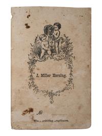 [AFRICAN AMERICANA] -- [EARLY PHOTOGRAPHY]. MILLER HORNING, J., photographer. CDV of aged African American man with walking stick.