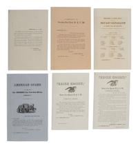 [ANTEBELLUM PERIOD]. Archive of 25 documents and imprints related to the 71st Infantry Regiment, New York State Militia, or "American Guard." Ca 1854-1858.