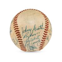 A 1953 St. Louis Browns Team Signed Autograph Baseball (JSA Auction Letter)
