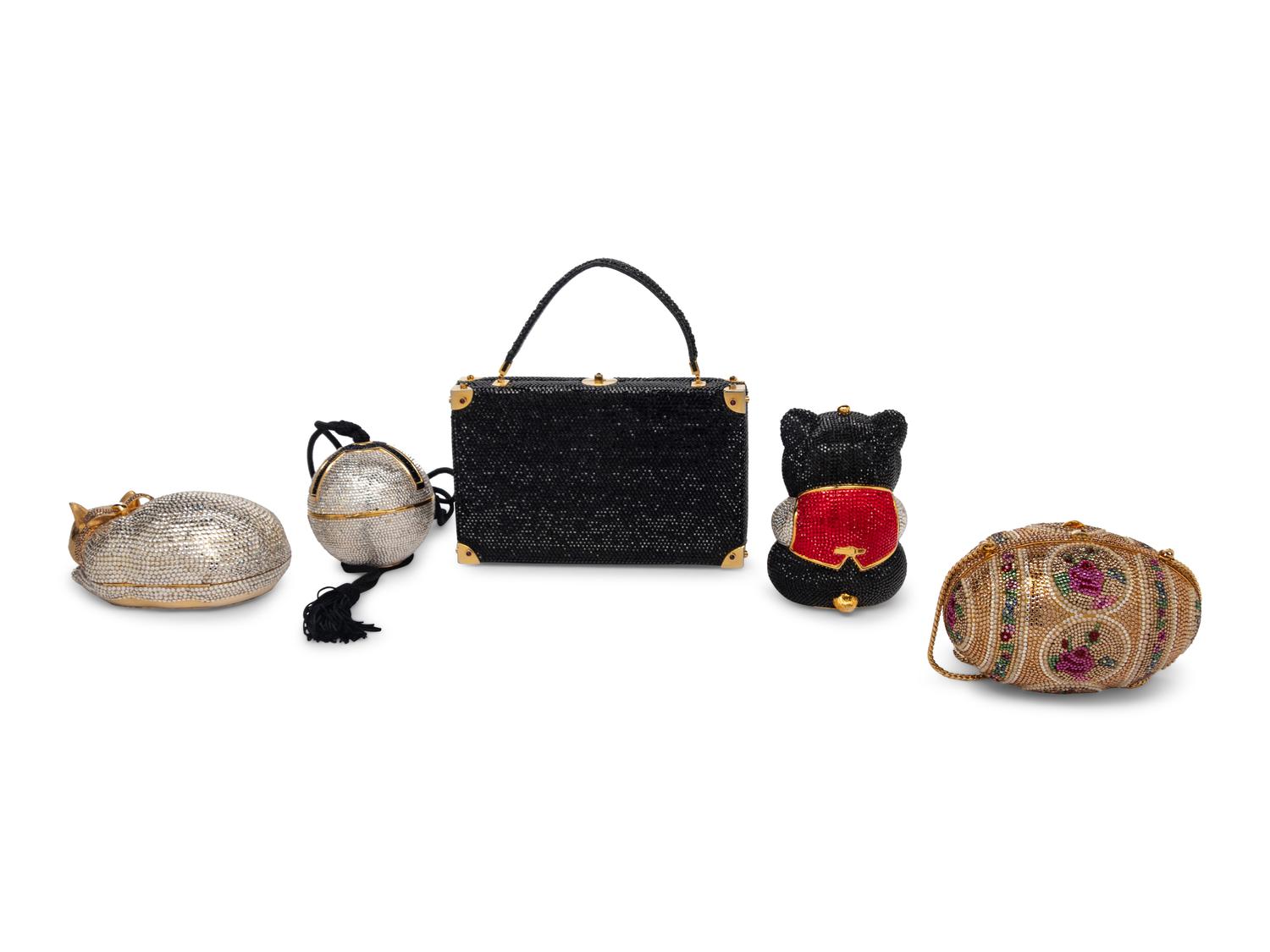 Collection of Five Judith Leiber Accessories