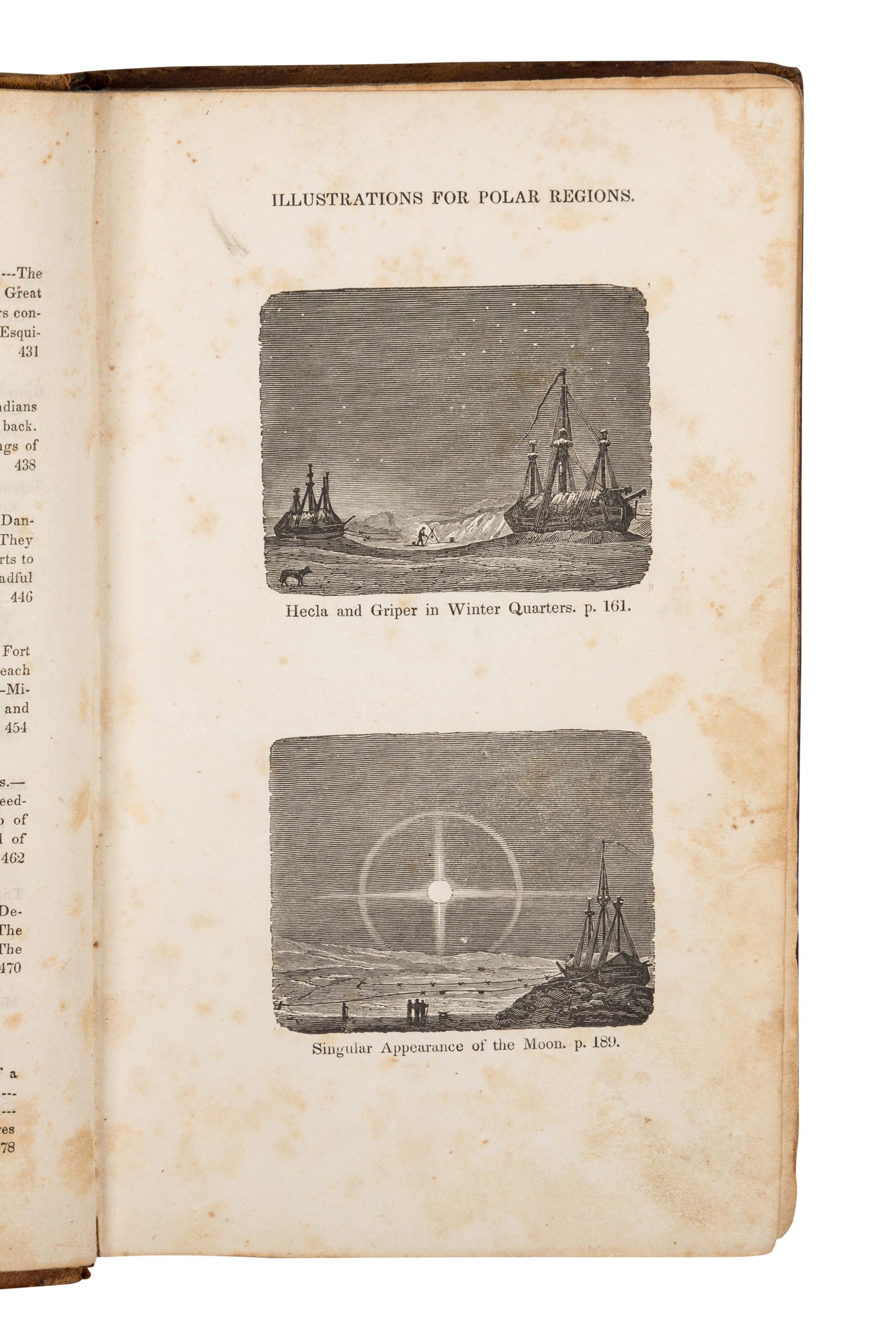 SNELLING, William Joseph (1804-1848). The Polar Regions of the Western Continent Explored . Boston: W.W. Reed, 1831.