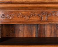 A French Provincial Carved Walnut Buffet à Deux Corps