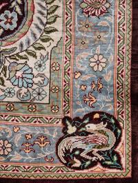 A Turkish Silk Prayer Rug