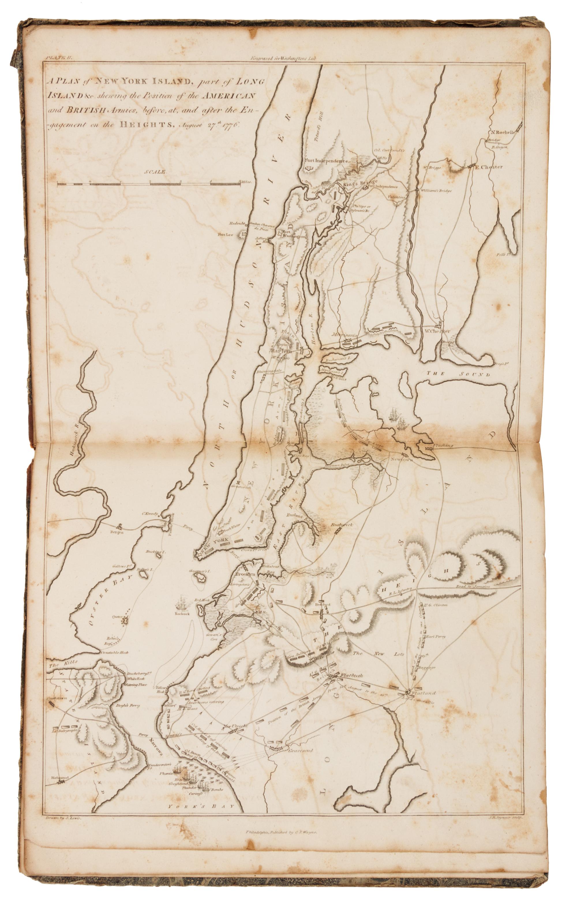 MARSHALL, John (1755-1835). The Life of George Washington: Maps and Subscribers' Names. Philadelphia: C.P. Wayne, 1807.