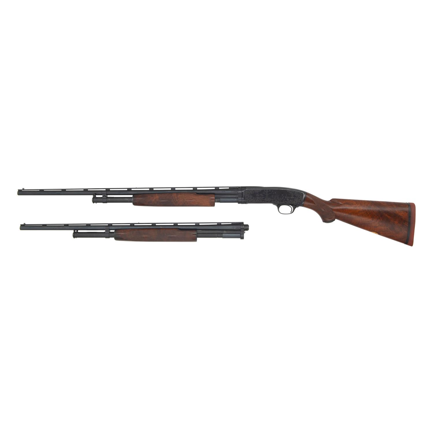 **Winchester Model 42 Skeet Number 5 Engraved Shotgun with Extra Barrel