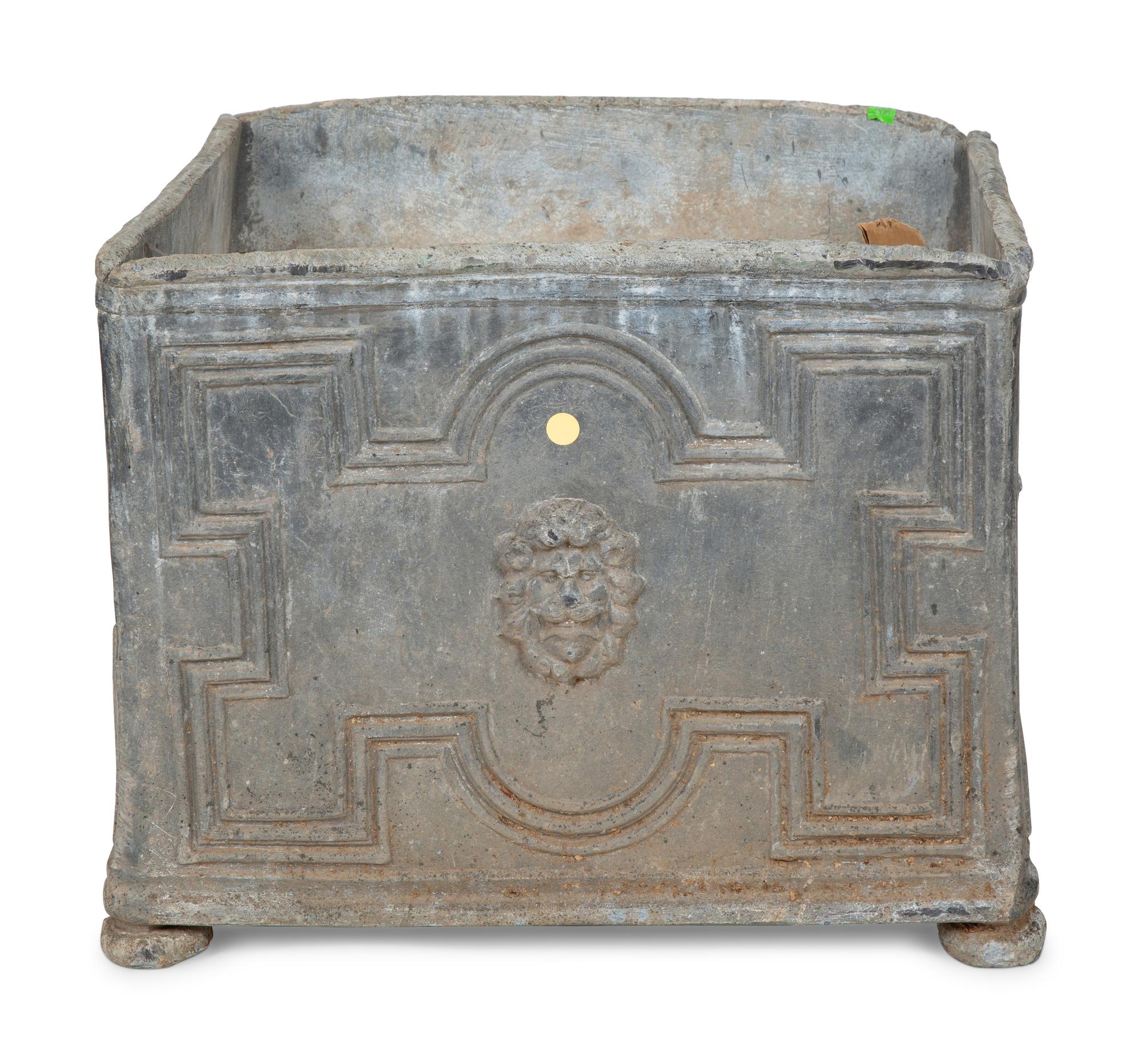 A Pair of Cast Lead Jardinieres — EARLY 20TH CENTURY