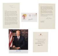 [POLITICS]. Autographs from 20th-century political figures, including: