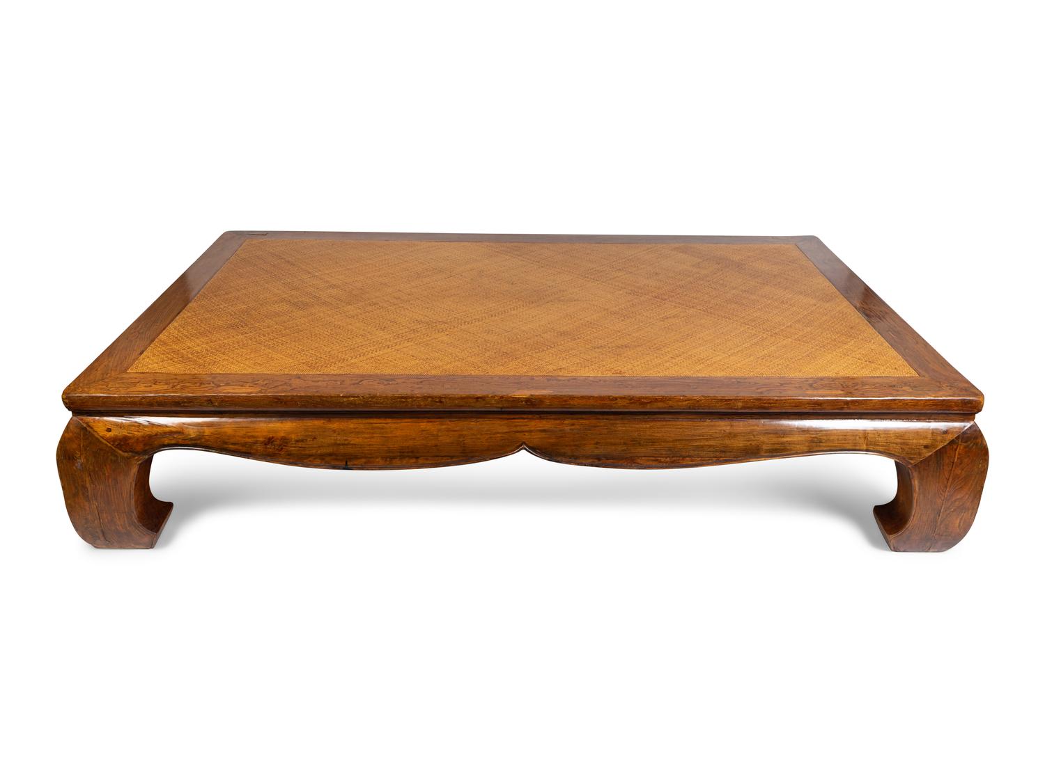 A Chinese Elmwood Low Table