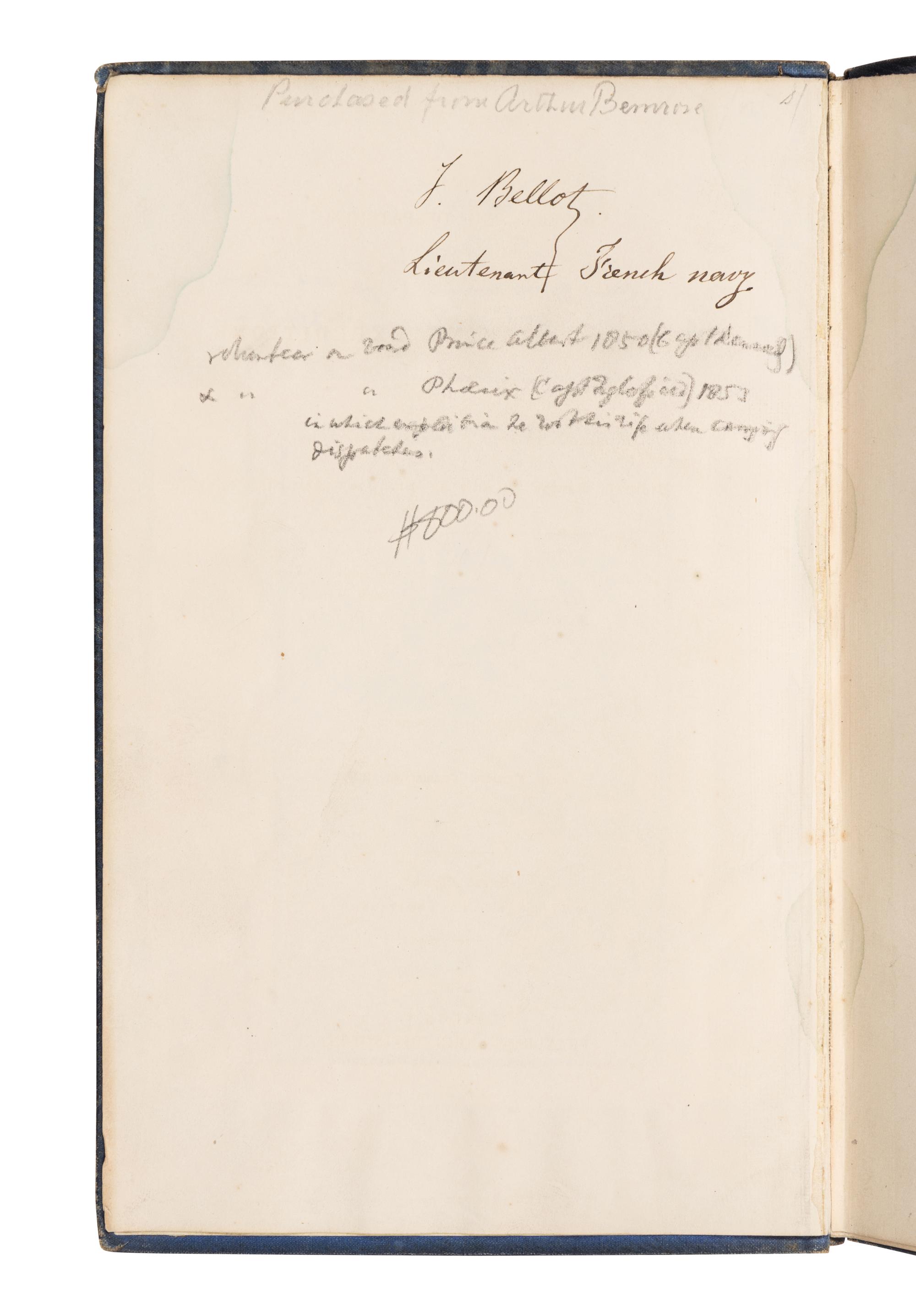 MANGLES, James (1786-1867), editor. P apers and Despatches relating to the Arctic Searching Expeditions of 1850-51-52. Together with a Few Brief Remarks as to the Probable Course Pursued by Sir John Franklin . London: Francis & John Rivington, 1852.