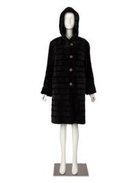 Sorbara Banded Sheared Mink Coat, 2000s