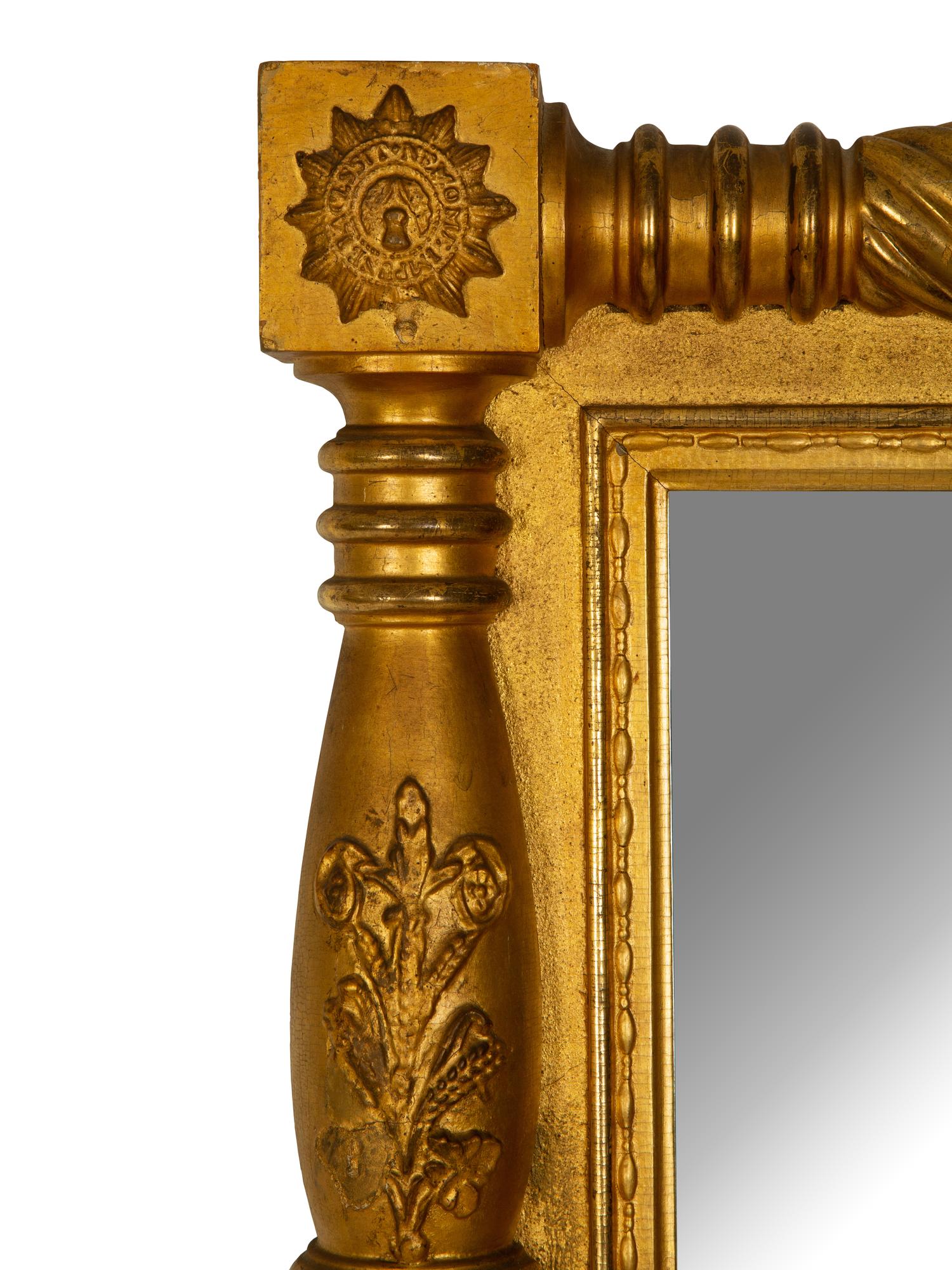 A Federal Giltwood Mirror — 19TH CENTURY