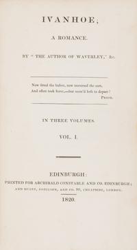 [Literature] Scott, Sir Walter. Ivanhoe