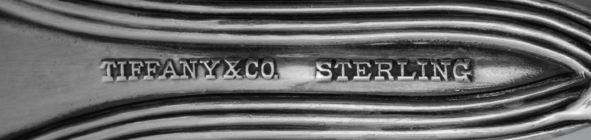 A Tiffany and Co. Silver Serving Spoon
