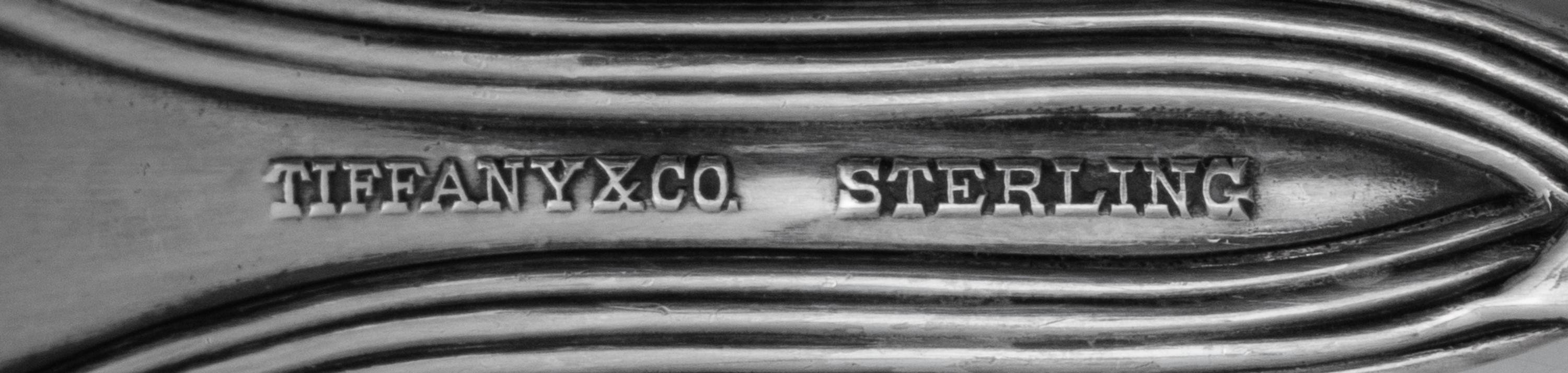 A Tiffany and Co. Silver Serving Spoon