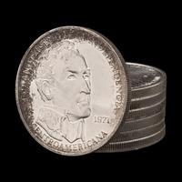 [PANAMA] Seven 1971 150th Anniversary of Independence Commemorative 20 Balboa Silver Coins