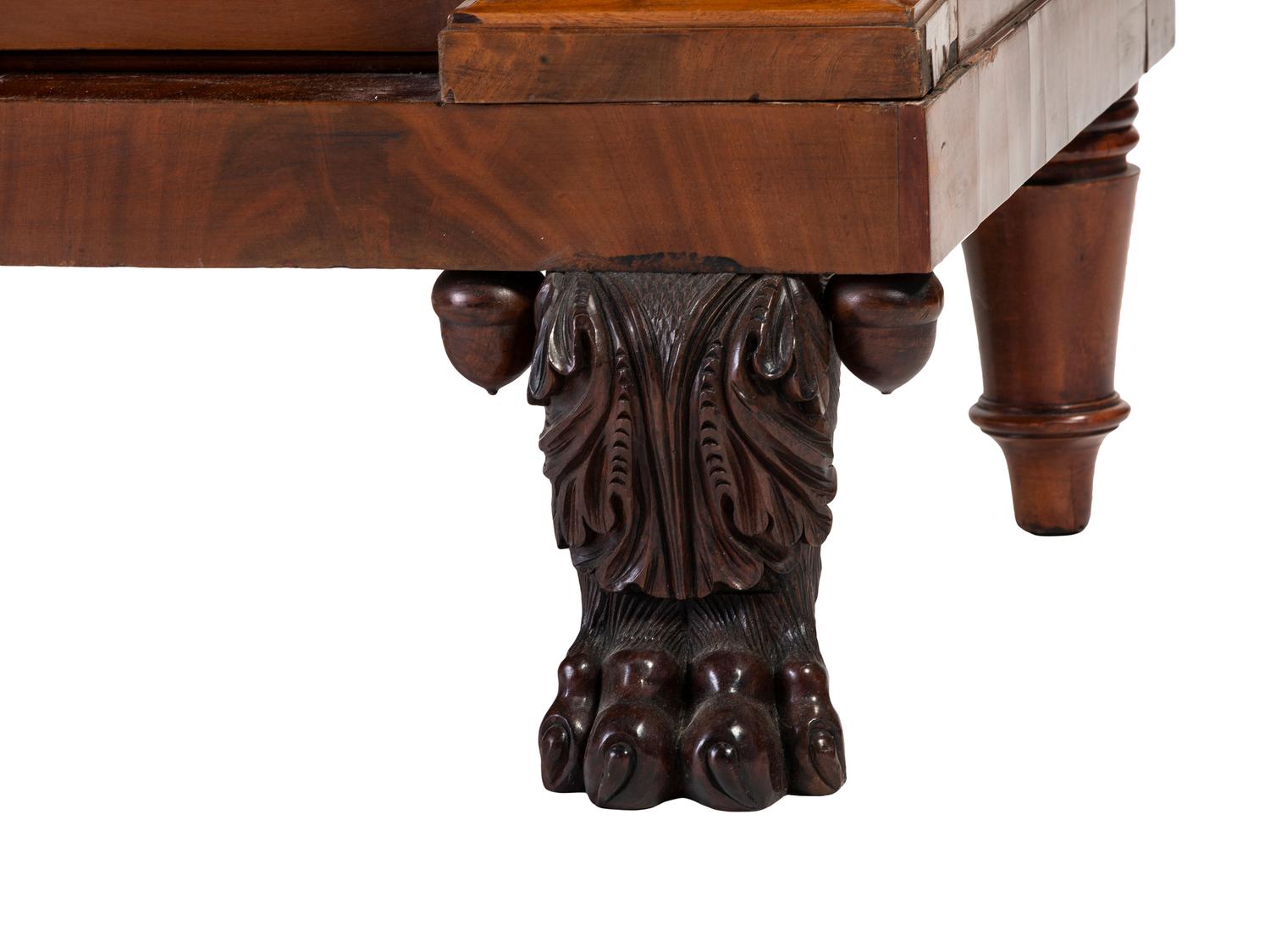 A Classical Carved and Highly Figured Mahogany Wardrobe