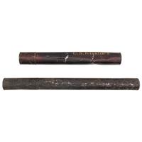 Lot of Two Document Tubes with one marked Commission of Charles C. Doolittle