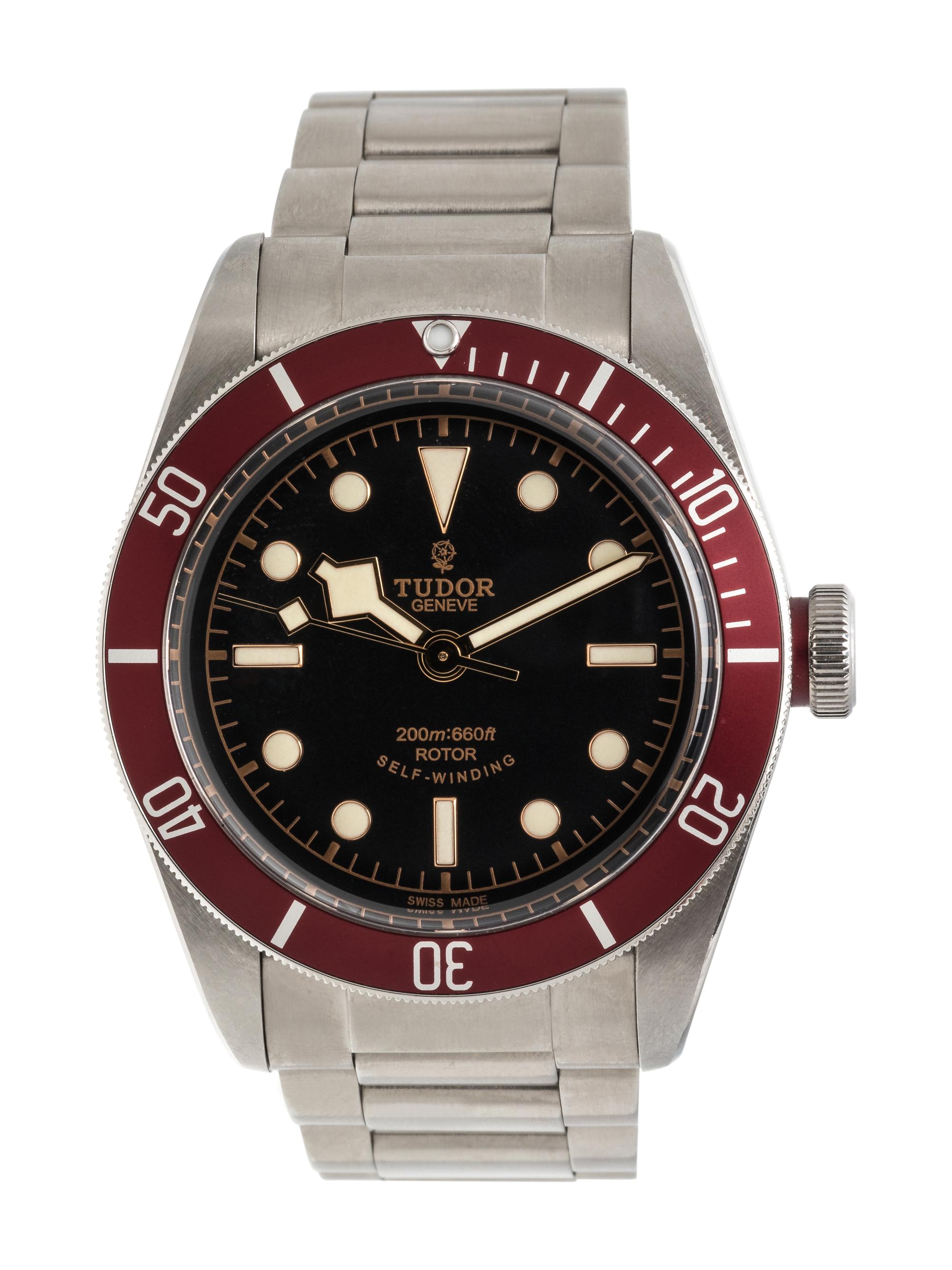 TUDOR, REF. 79220 STAINLESS STEEL 'BLACK BAY' WRISTWATCH