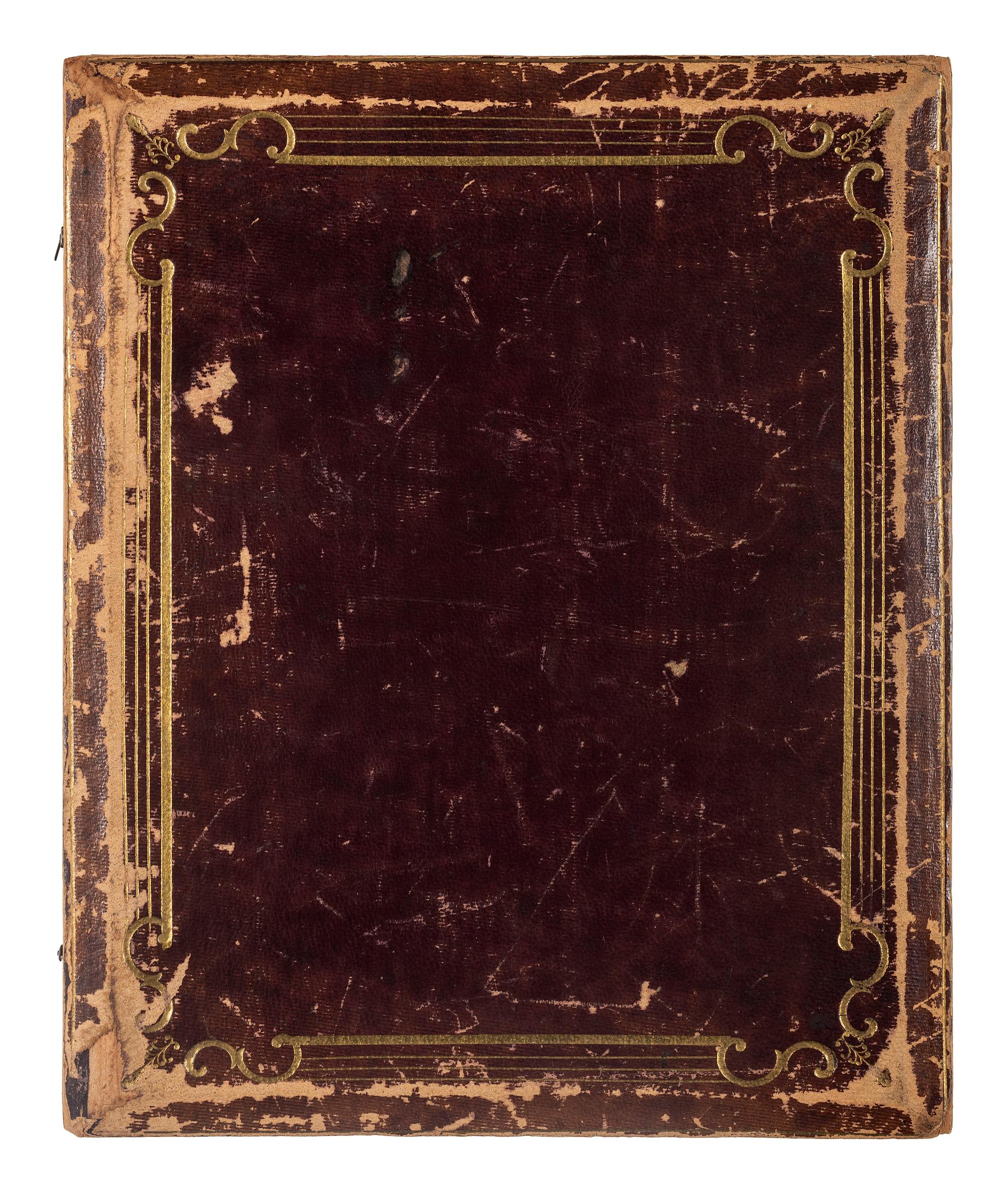 [EARLY PHOTOGRAPHY]. Whole plate daguerreotype of a family of five.