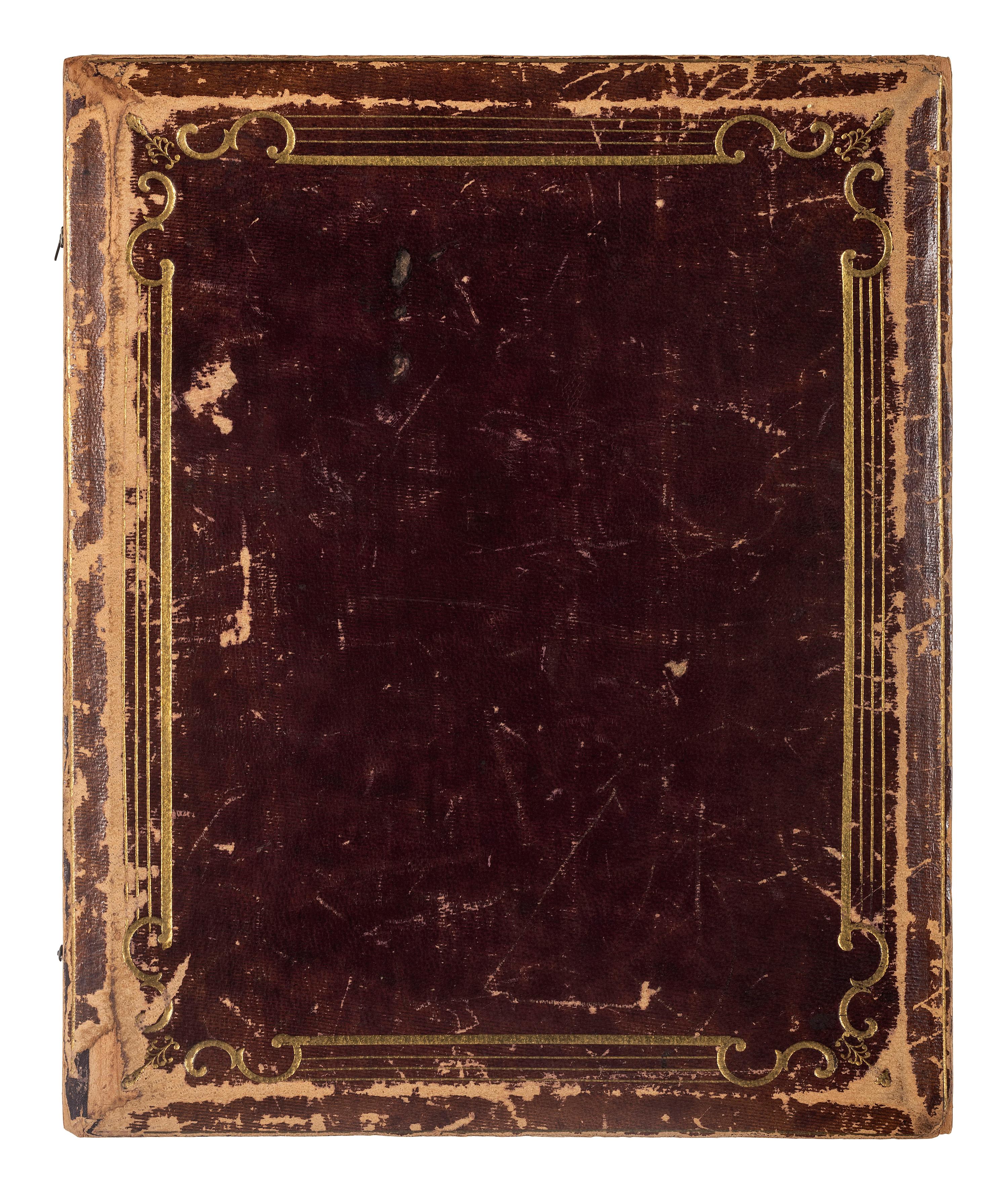 [EARLY PHOTOGRAPHY]. Whole plate daguerreotype of a family of five.