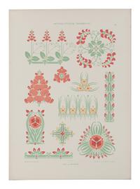 [ARCHITECTURE & DESIGN]. Dekorative Vorbilder. Eine Sammlung von figürlichen Darstellungen, kunstgewerblichen Verzierungen… Volume 19. Stuttgart, Germany: Julius Hoffmann, 1908.