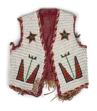Sioux Beaded Hide Vest