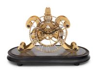 An English Brass Skeleton Clock