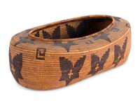 Panamint Basket, with Butterflies