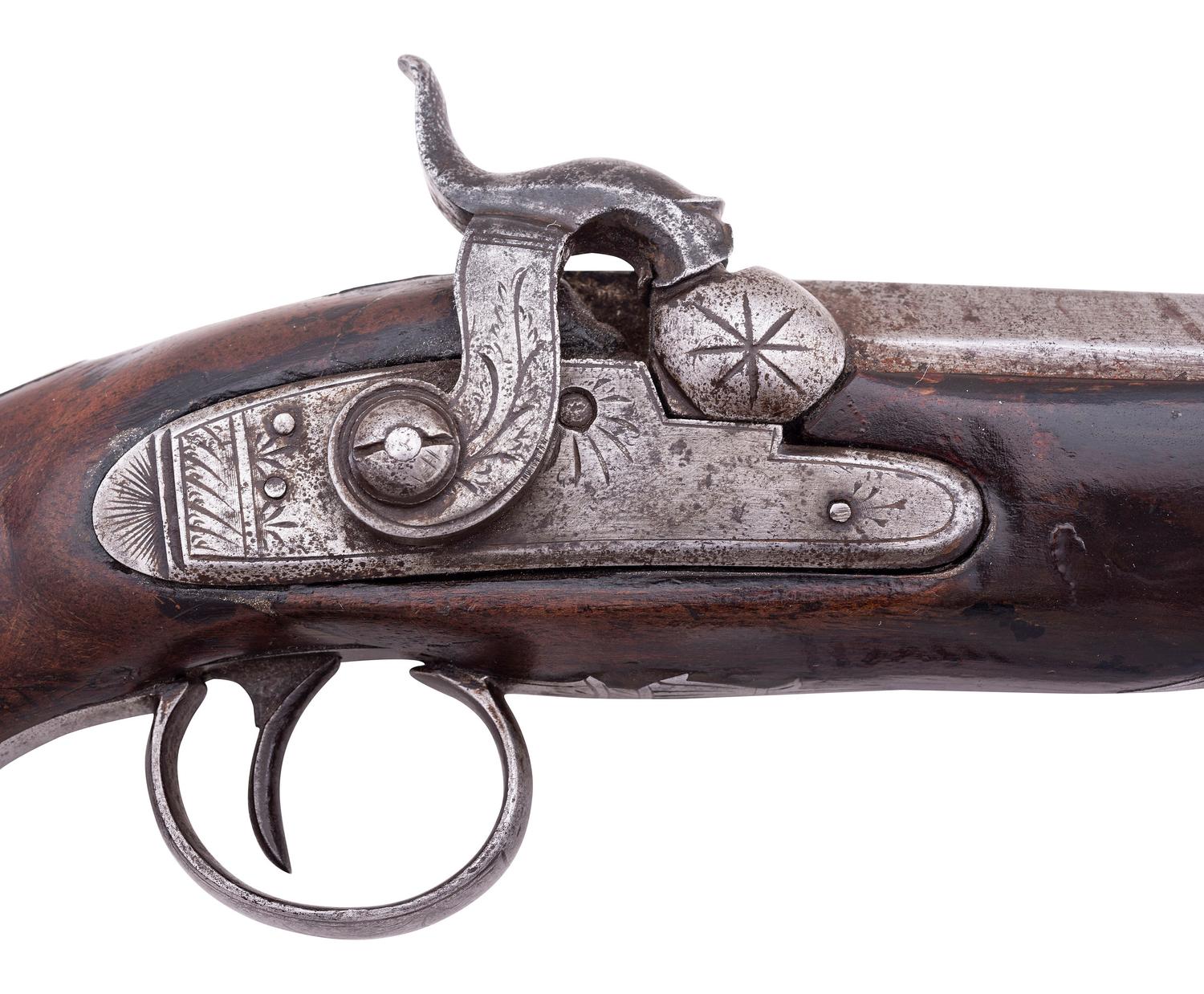 J&S Hawken Marked Percussion Pistol